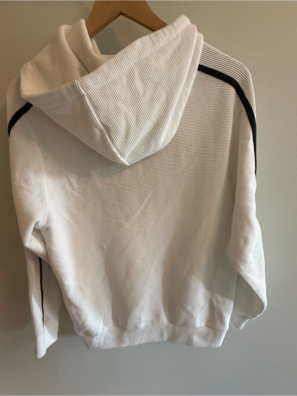Gameday Couture Georgia Bulldogs White Ribbed Hoodie Size Small UGA Game Day - Picture 7 of 7
